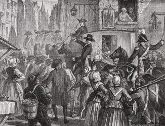 La famille royale est emmenée au Temple, 13 août 1792